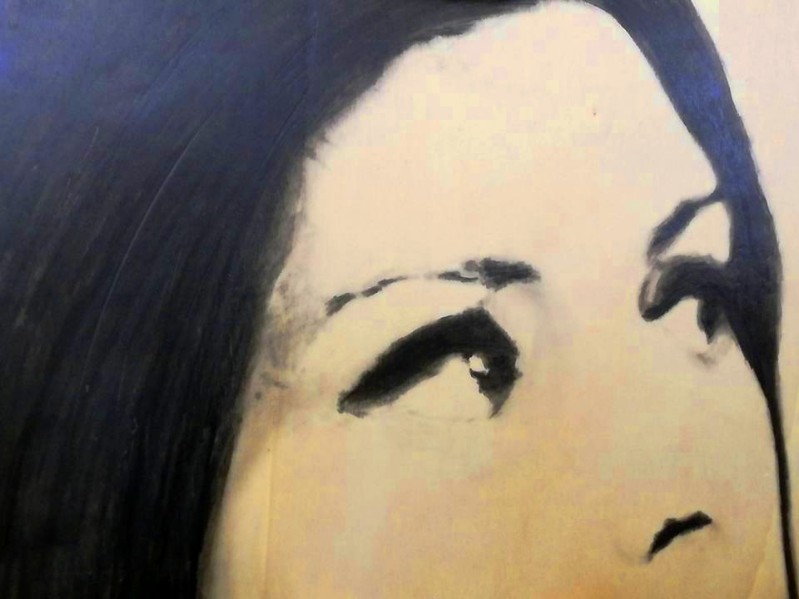 Lo sguardo di Annamaria - grafite su tavola di legno - 50 x 30 cm.jpg