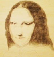 Modern Lisa - grafite su tavola di legno.JPG